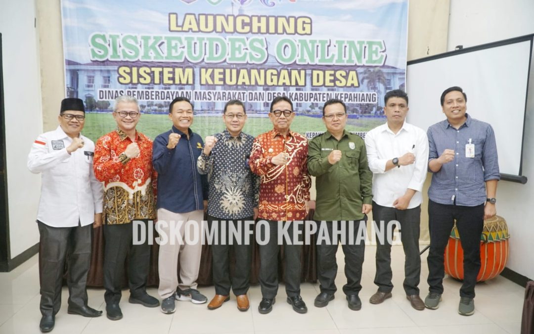 Pemerintah Kabupaten Kepahiang Launching Siskeudes Online