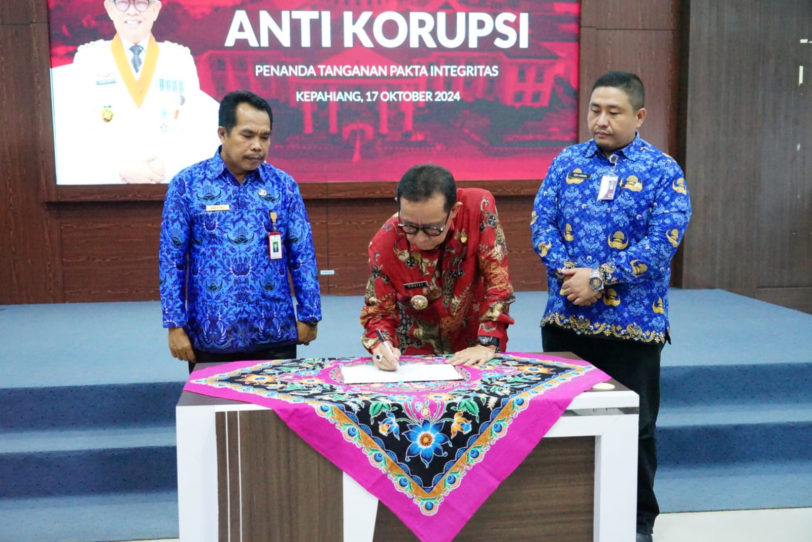 Bupati Kepahiang Pimpin Deklarasi Anti Korupsi, Tanda Komitmen Jaga Integritas