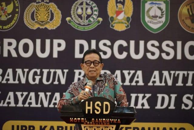 BUPATI KEPAHIANG BUKA FGD SATGAS SABER PUNGLI